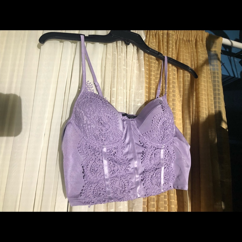 Blashe bustier crop top